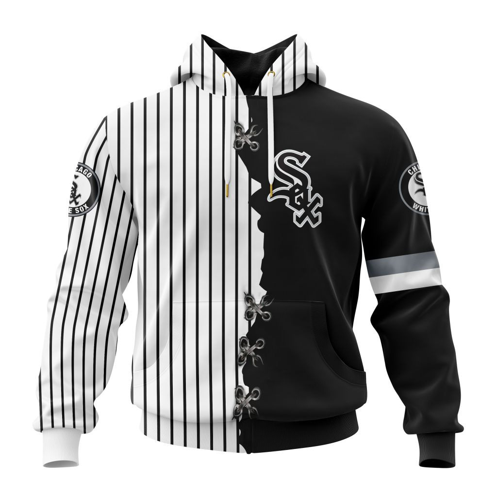 Chicago White Sox Personalized Mix Jersey Hoodie For Men