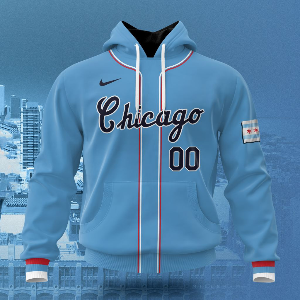 Chicago White Sox Personalized City Connect Concept Hoodie For Men