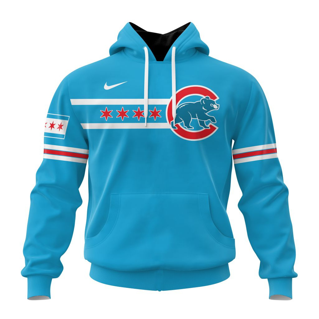 Chicago Cubs Personalized Alternate Design Concept Hoodie 