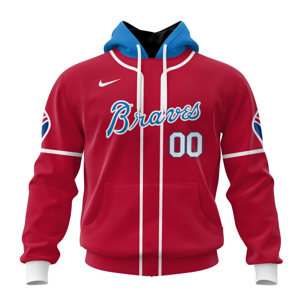 Atlanta Braves Personalized Alternate Design Concept Hoodie 
