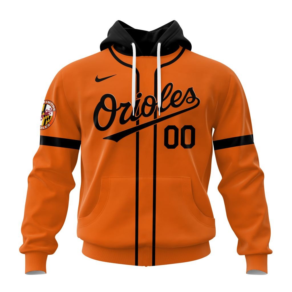 Baltimore Orioles Personalized Alternate Design Concept Hoodie 