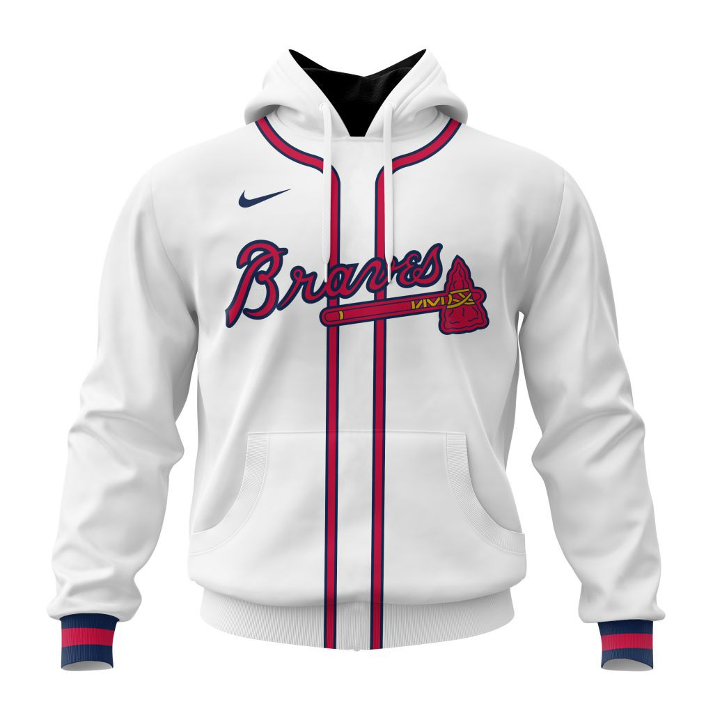 Atlanta Braves Personalized 2025 Home Kits Hoodie 