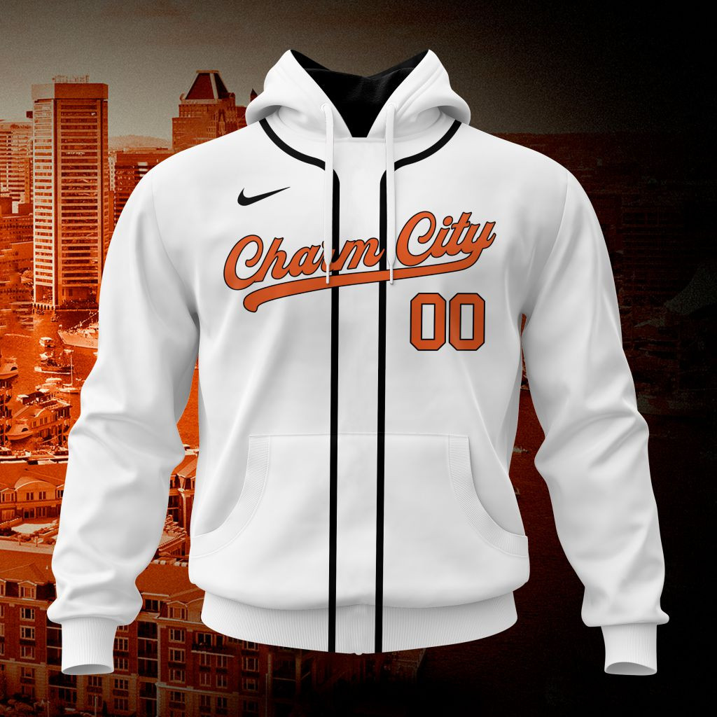 Baltimore Orioles Personalized City Connect Concept Hoodie For Men