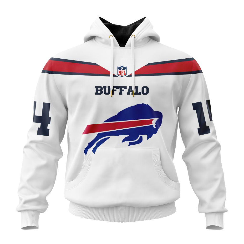 Buffalo Bills Specialized Design Away Kits Personalized Letters Number Hoodie 