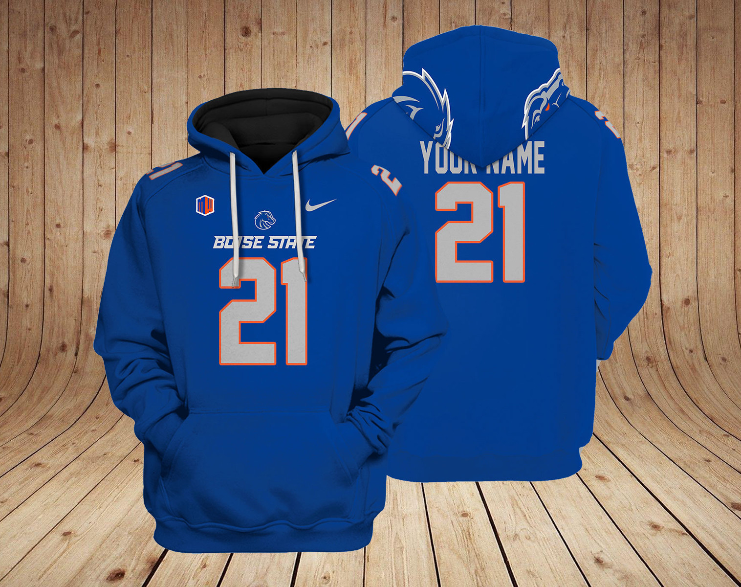 Boise State Broncos Hoodie Custom