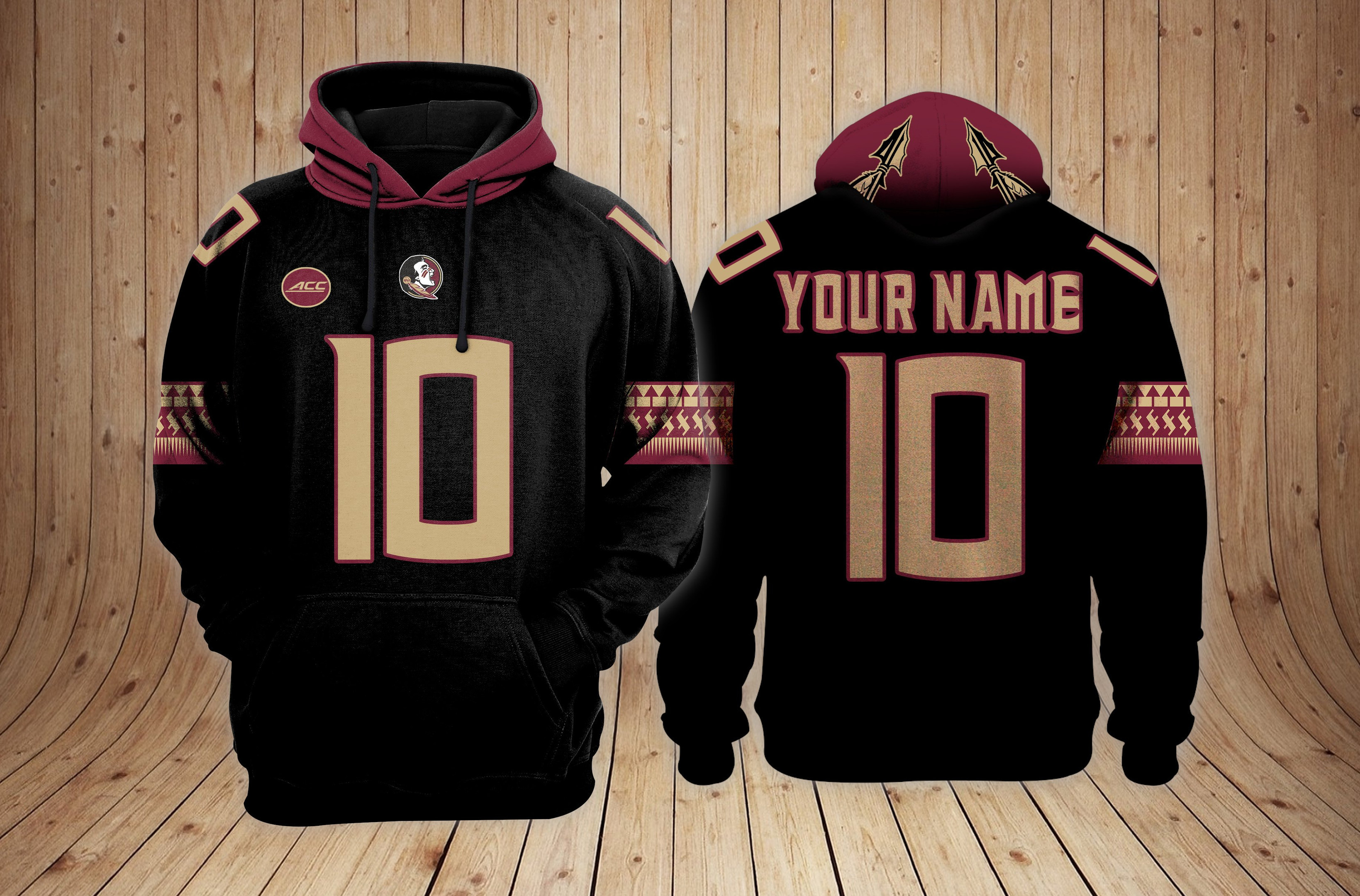 Florida State Seminoles Football Hoodie Black