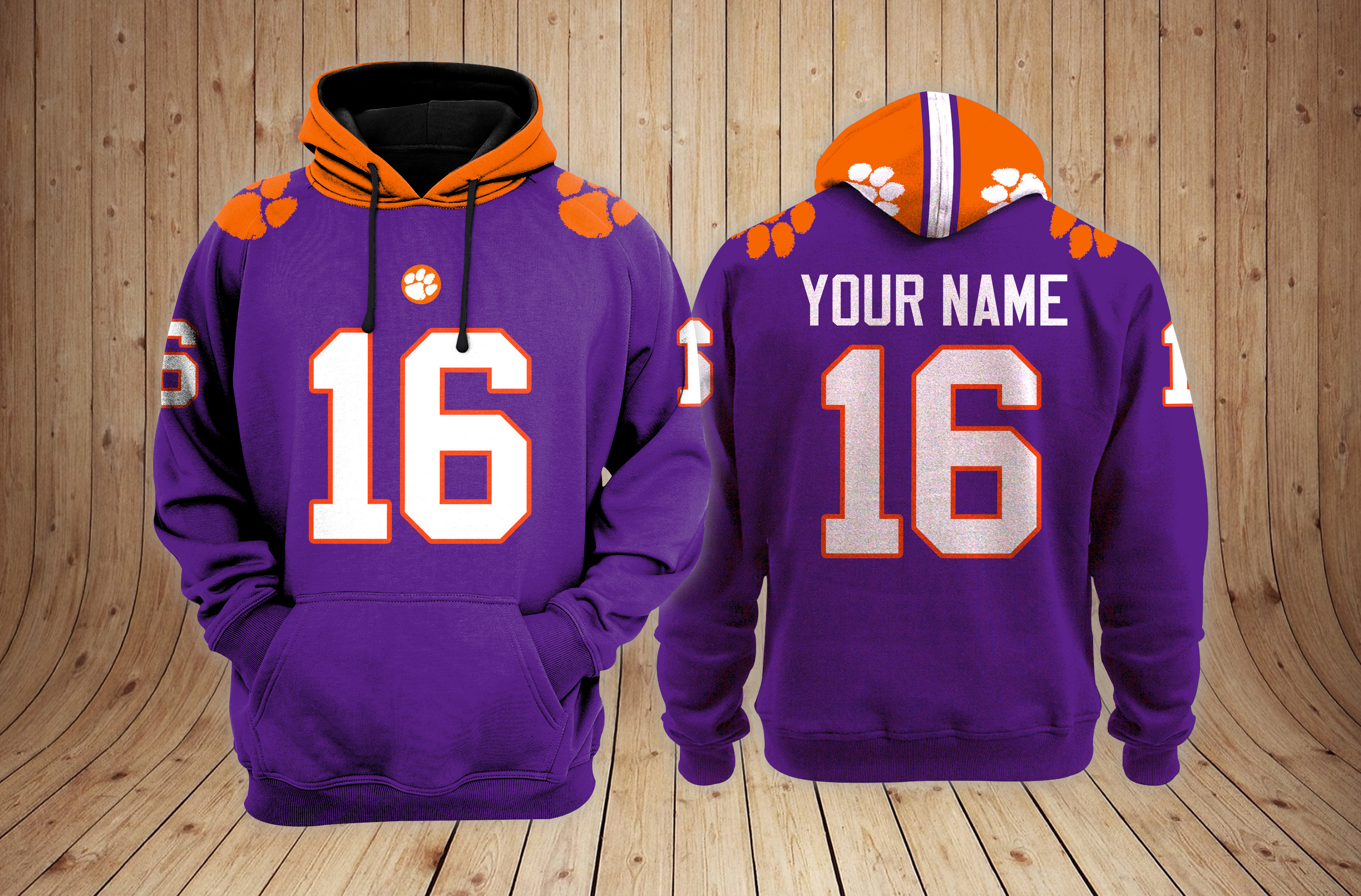 Clemson Tigers Football Hoodie