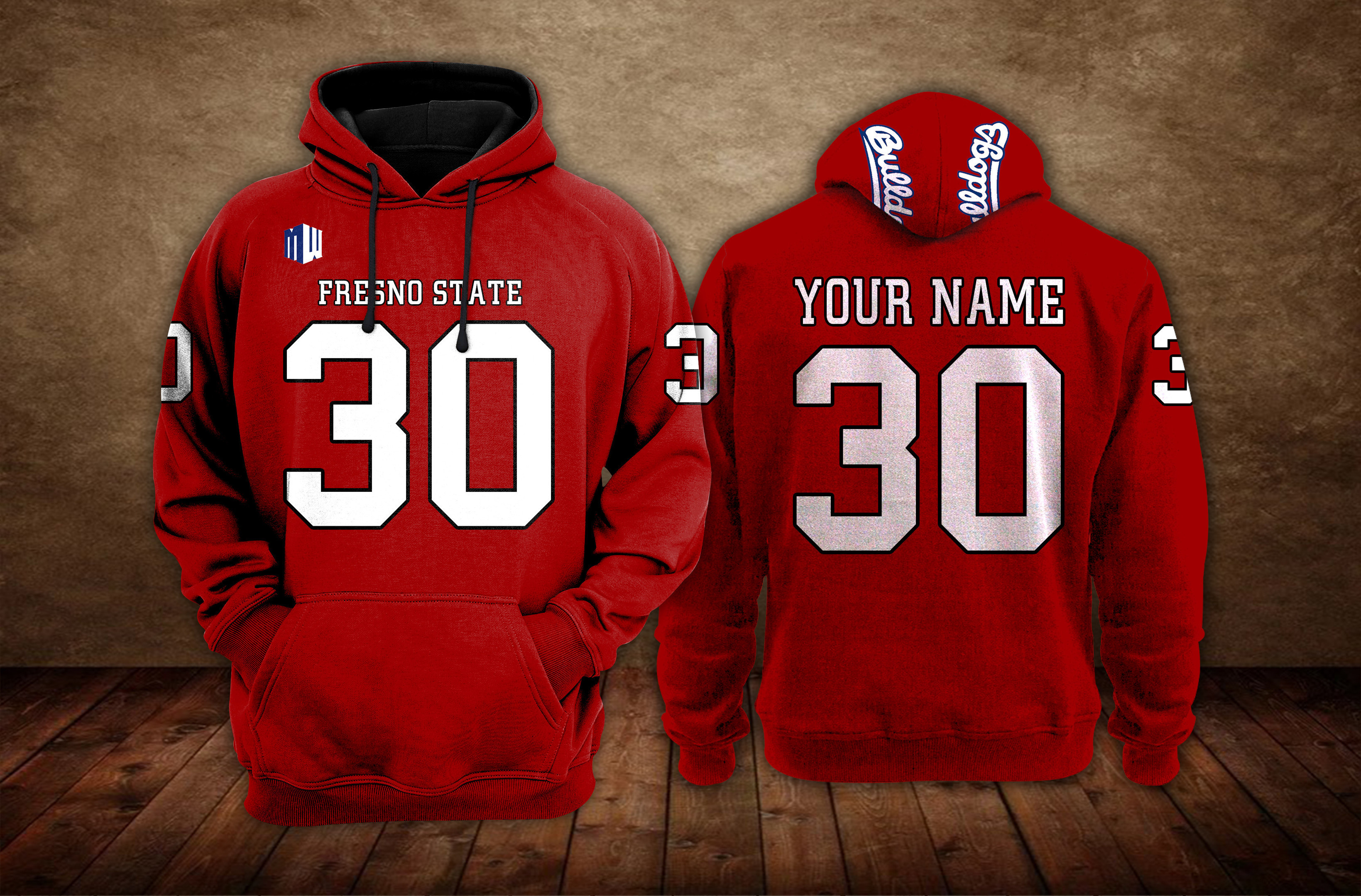 Fresno State Bulldogs Football Hoodie