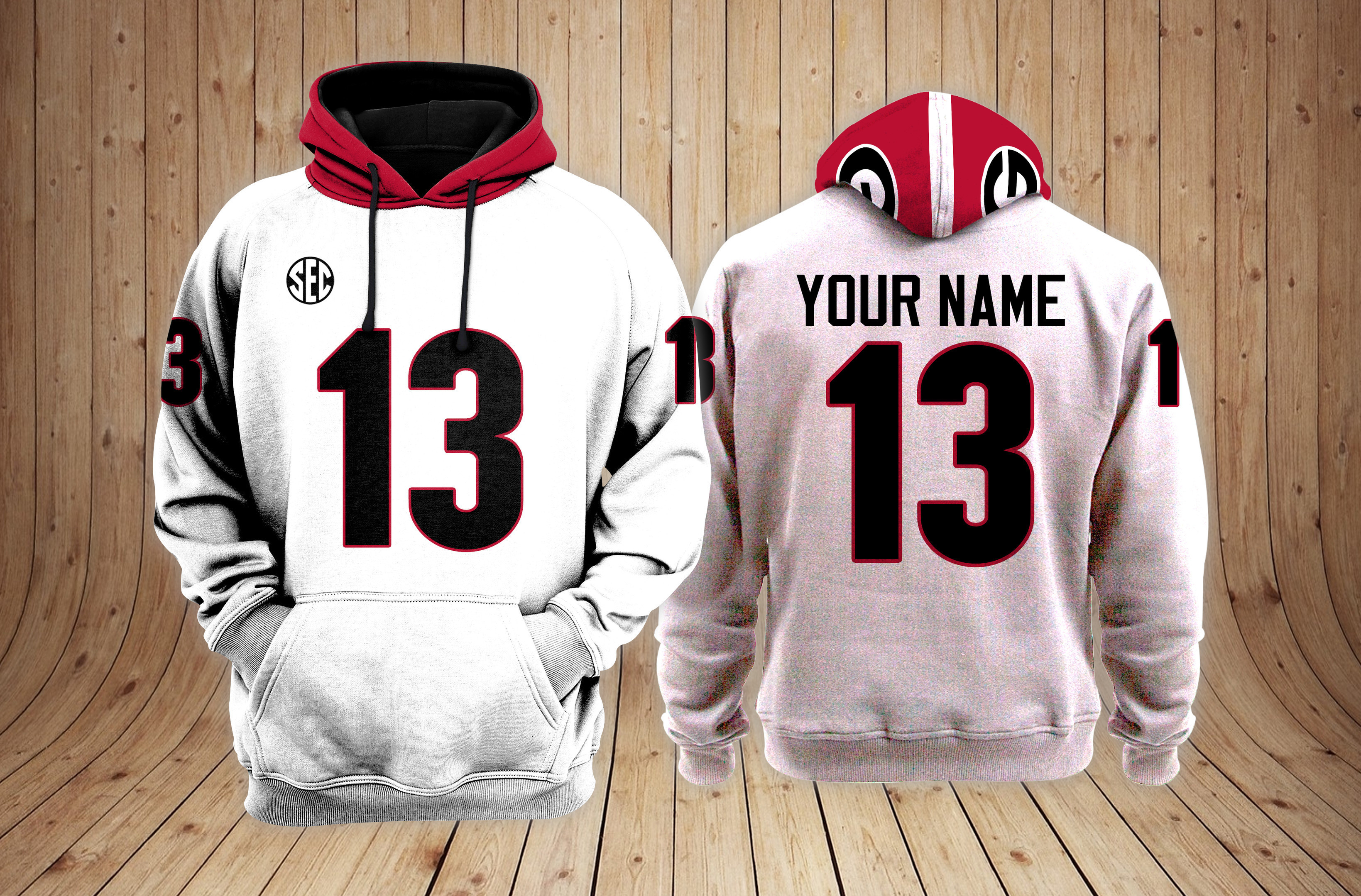 Georgia Bulldogs Football Custom Hoodie 