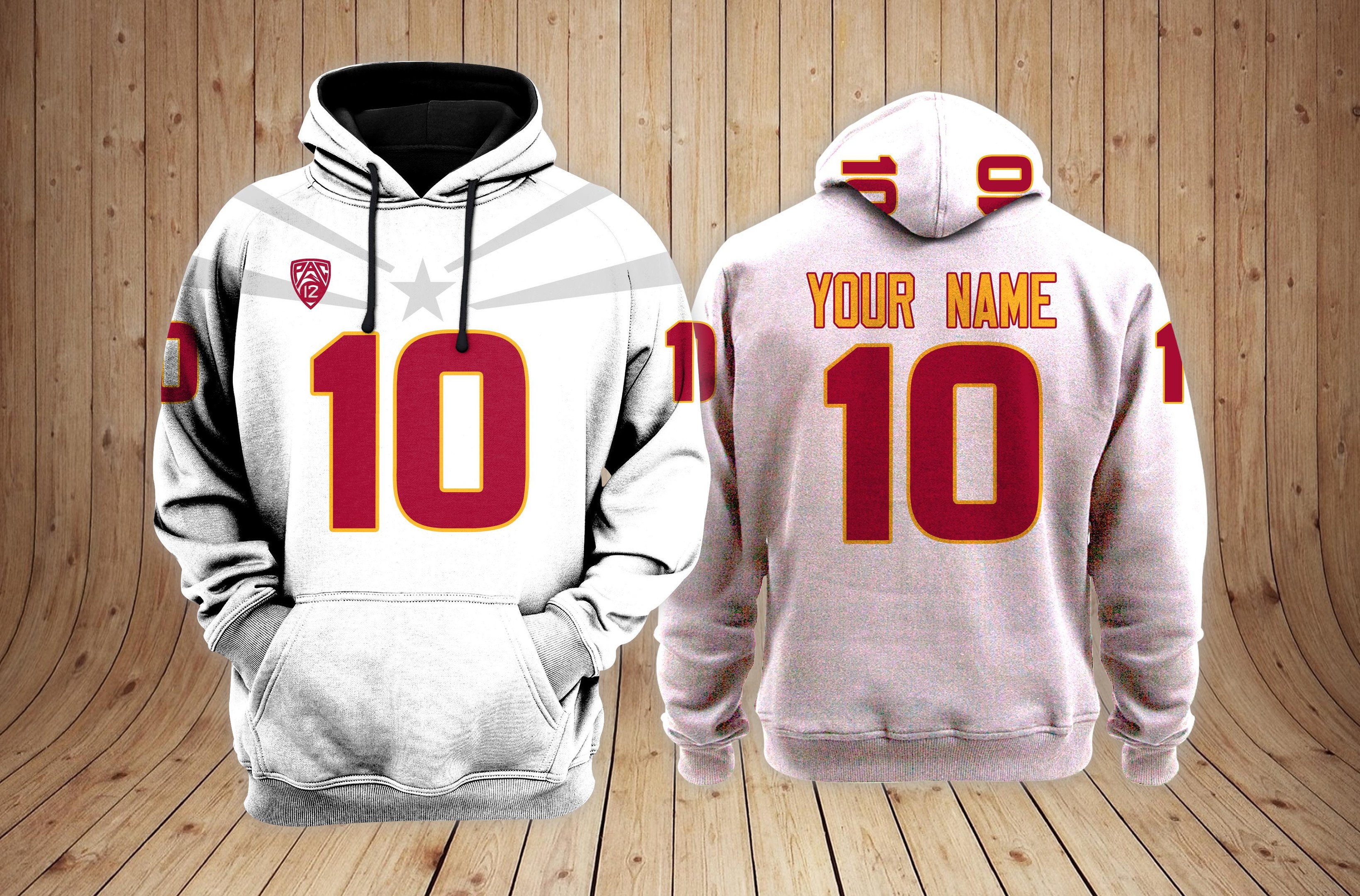 Arizona State Sun Devils Hoodie Custom Name And Number