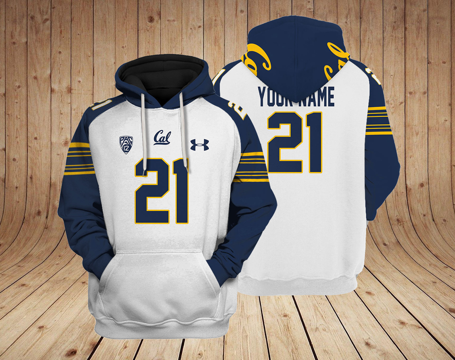California Golden Bears Hoodie Custom