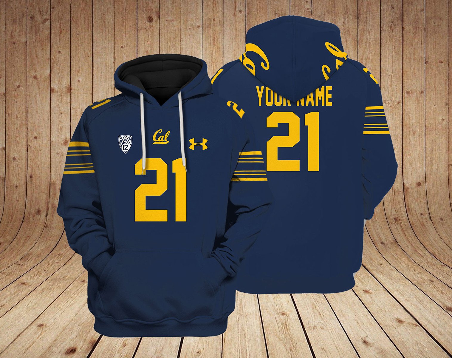 California Golden Bears Hoodie Custom
