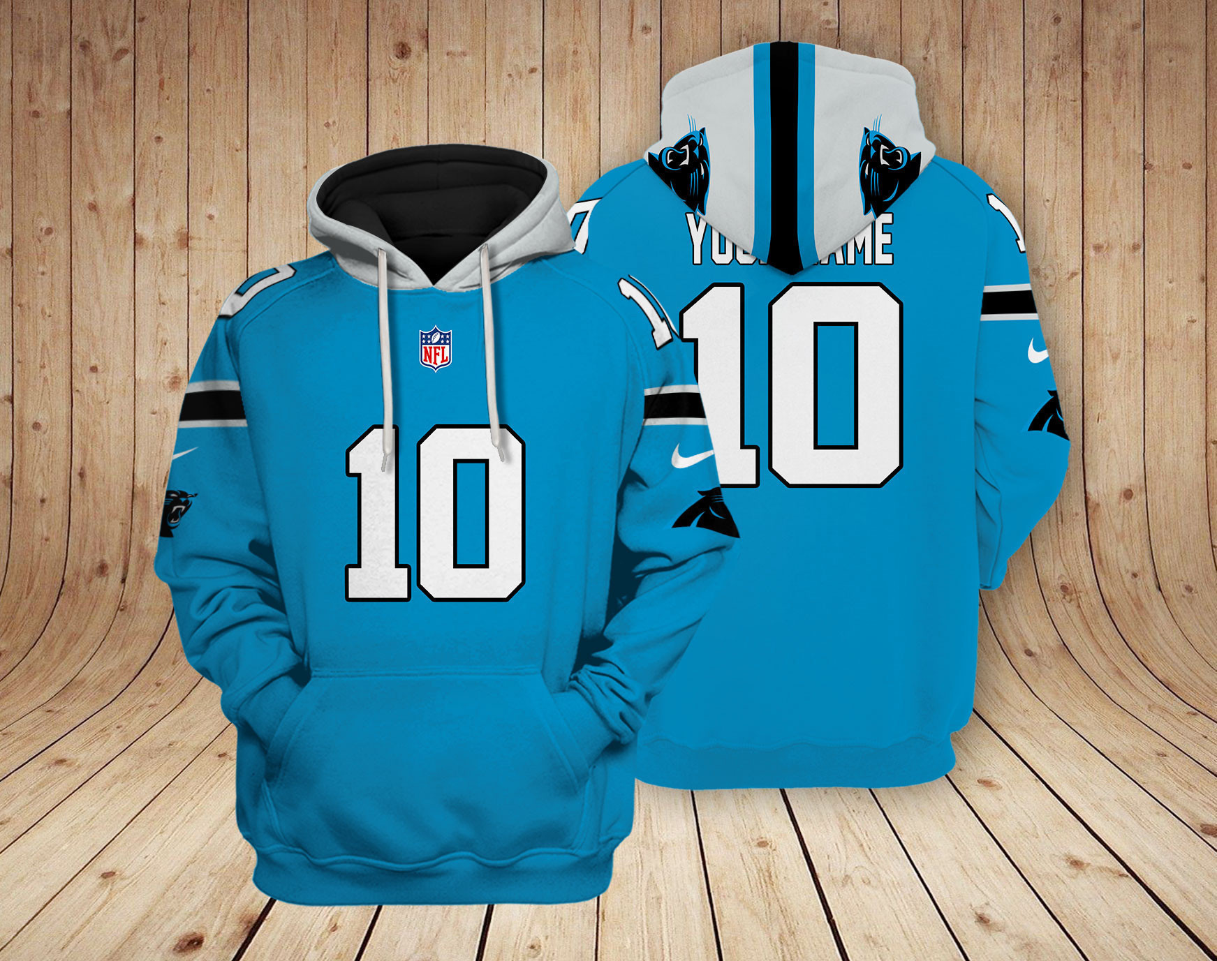 Carolina Panthers  NFL Team Hoodie