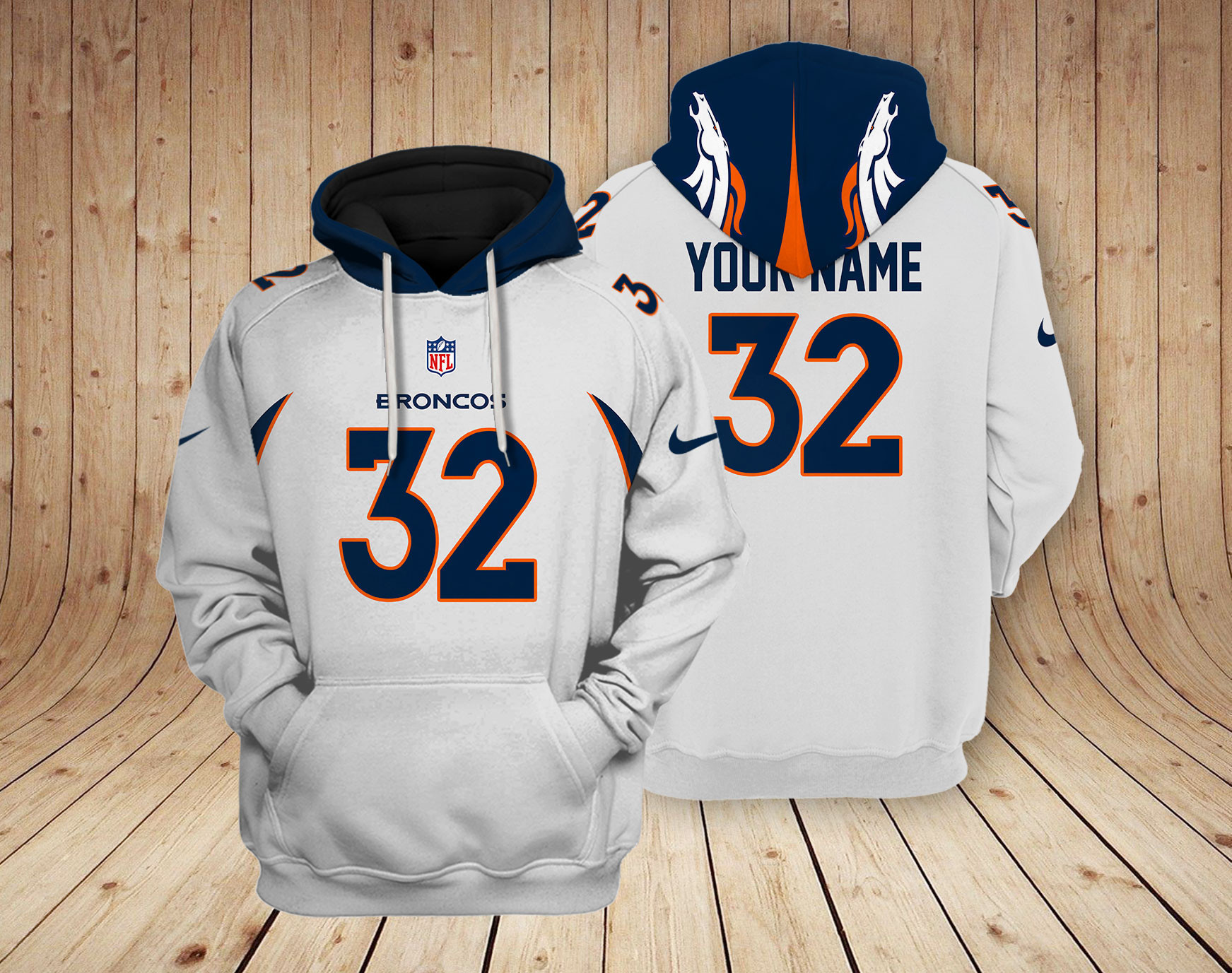 Denver Broncos  NFL Team Hoodie