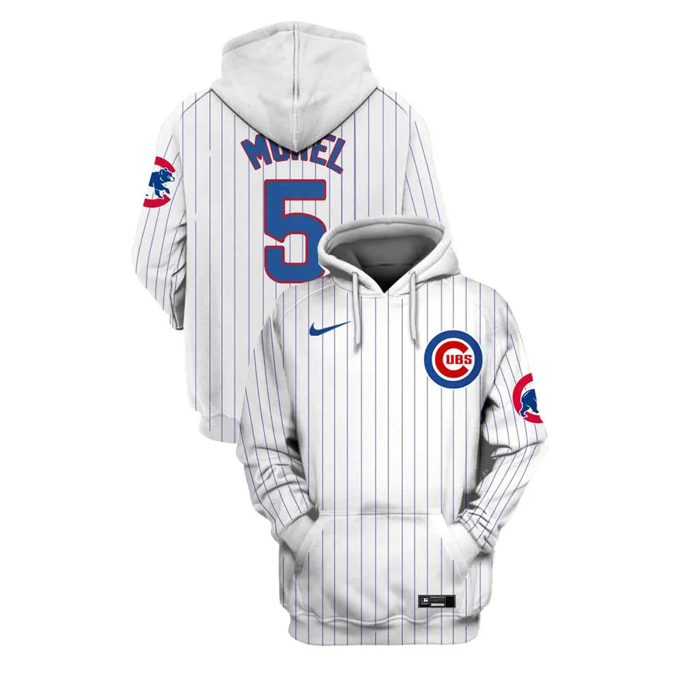 Chicago Cubs Custom Name Number Jersey Hoodie