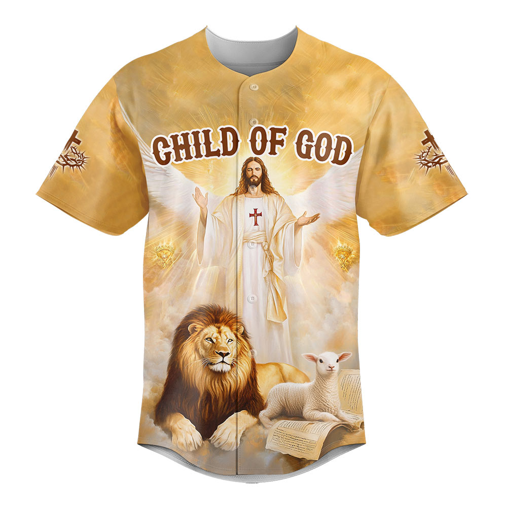 Jesus Child Of God Baseball Jersey Bundle - Image 3