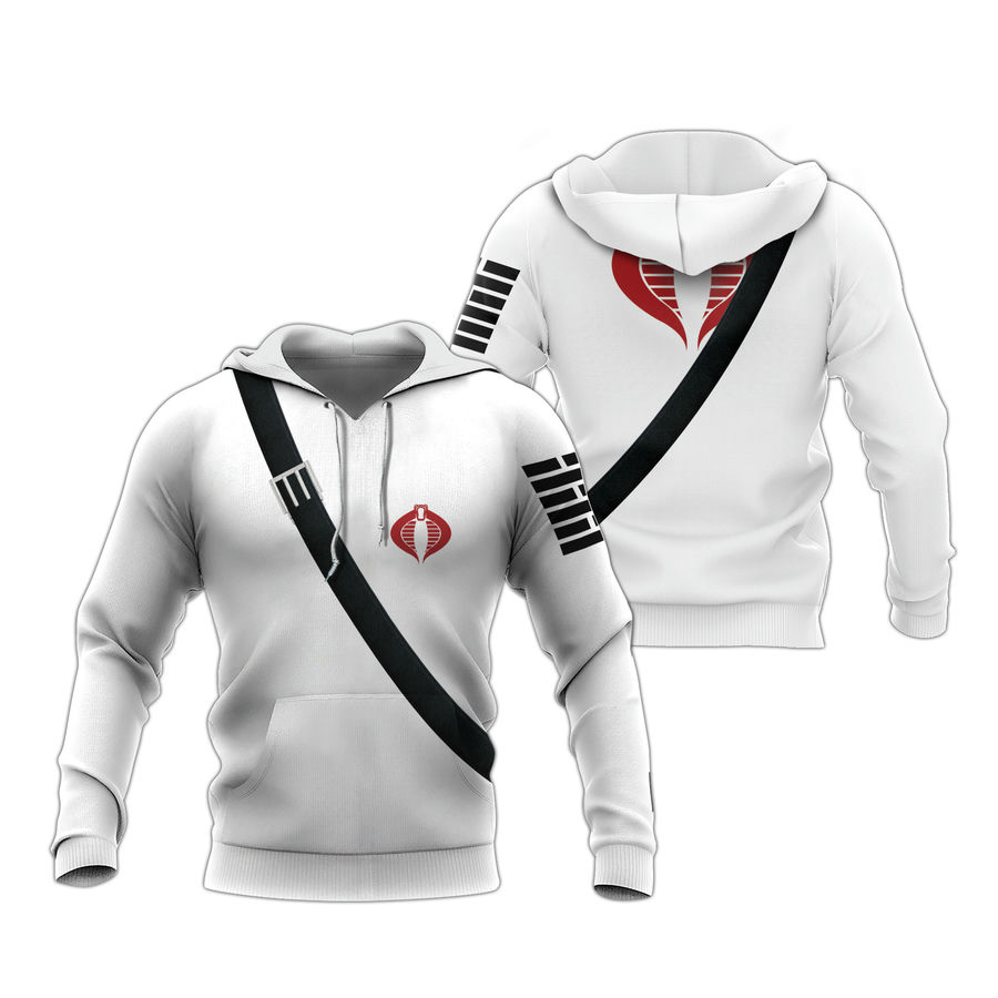 Gi Joe Storm Shadow Cosplay All Over Print Hoodie - Image 2