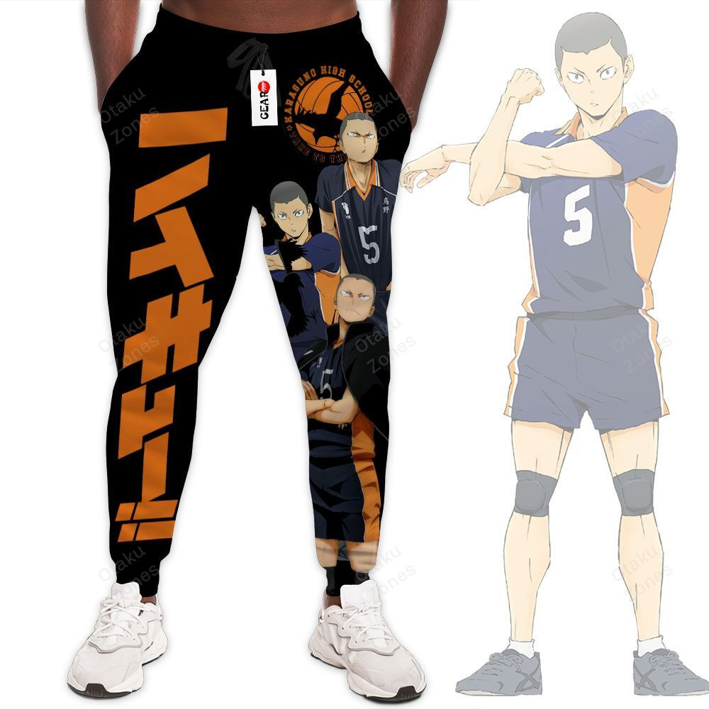 Tanaka Ryuunosuke Sweatpants Custom Anime Haikyuu Joggers Merch
