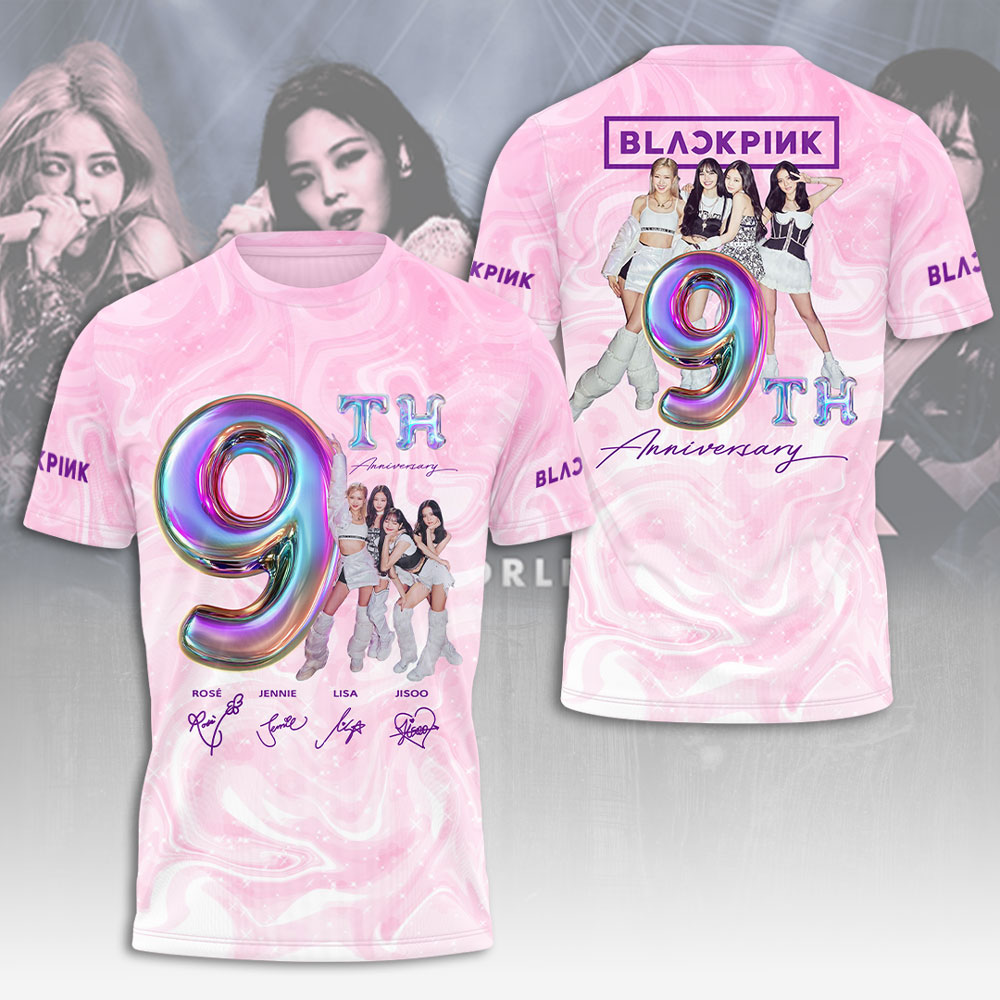 Blackpink 3D Shirt Pink