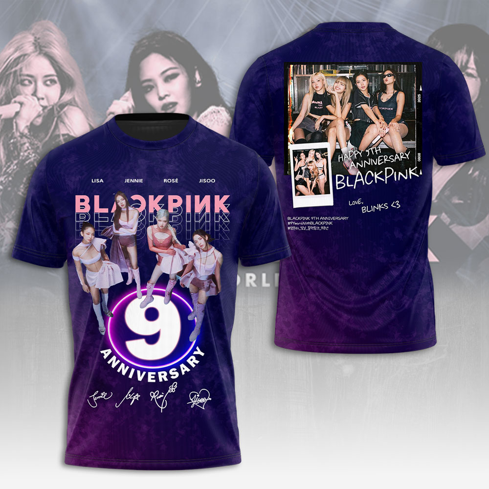 Blackpink Ani 9 3D Shirt