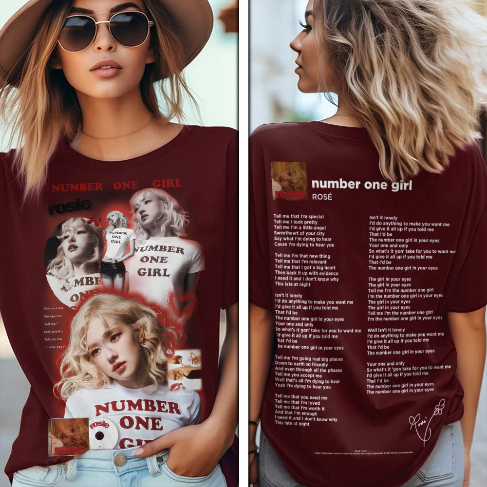 Blackpink Rose 3D Shirt