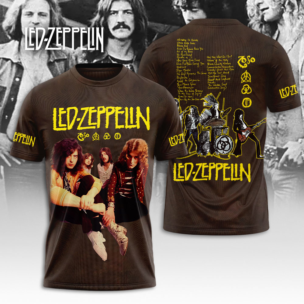 Led Zeppelin Brand 3D Shirt