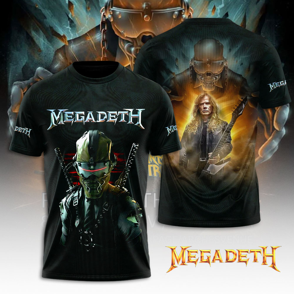 Megadeth 3D Shirt Black