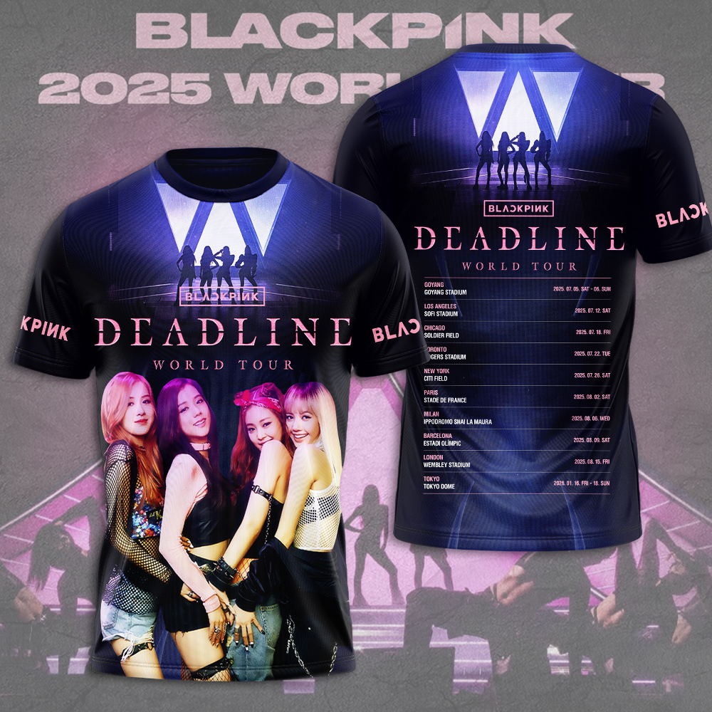 Blackpink Deadline Tour 2025 Shirt