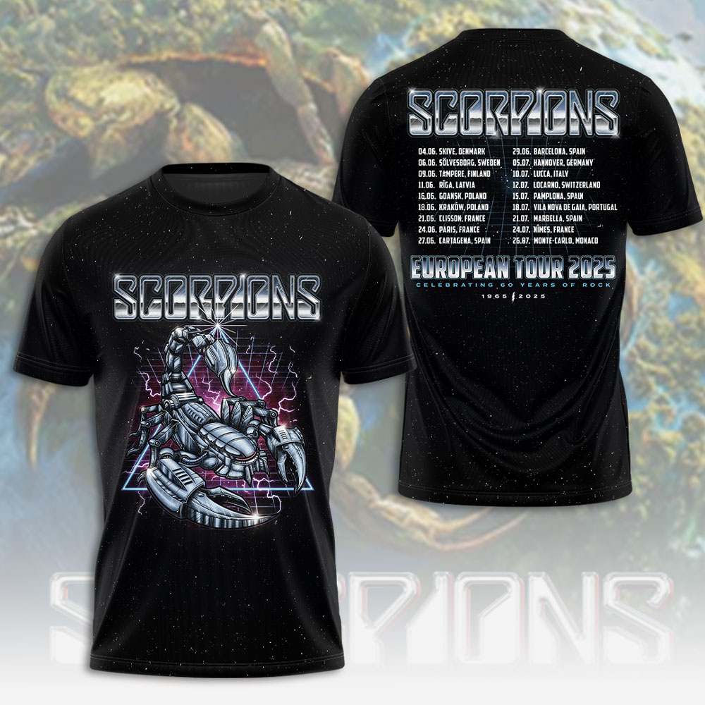 Scorpions World Tour 2025 Tee