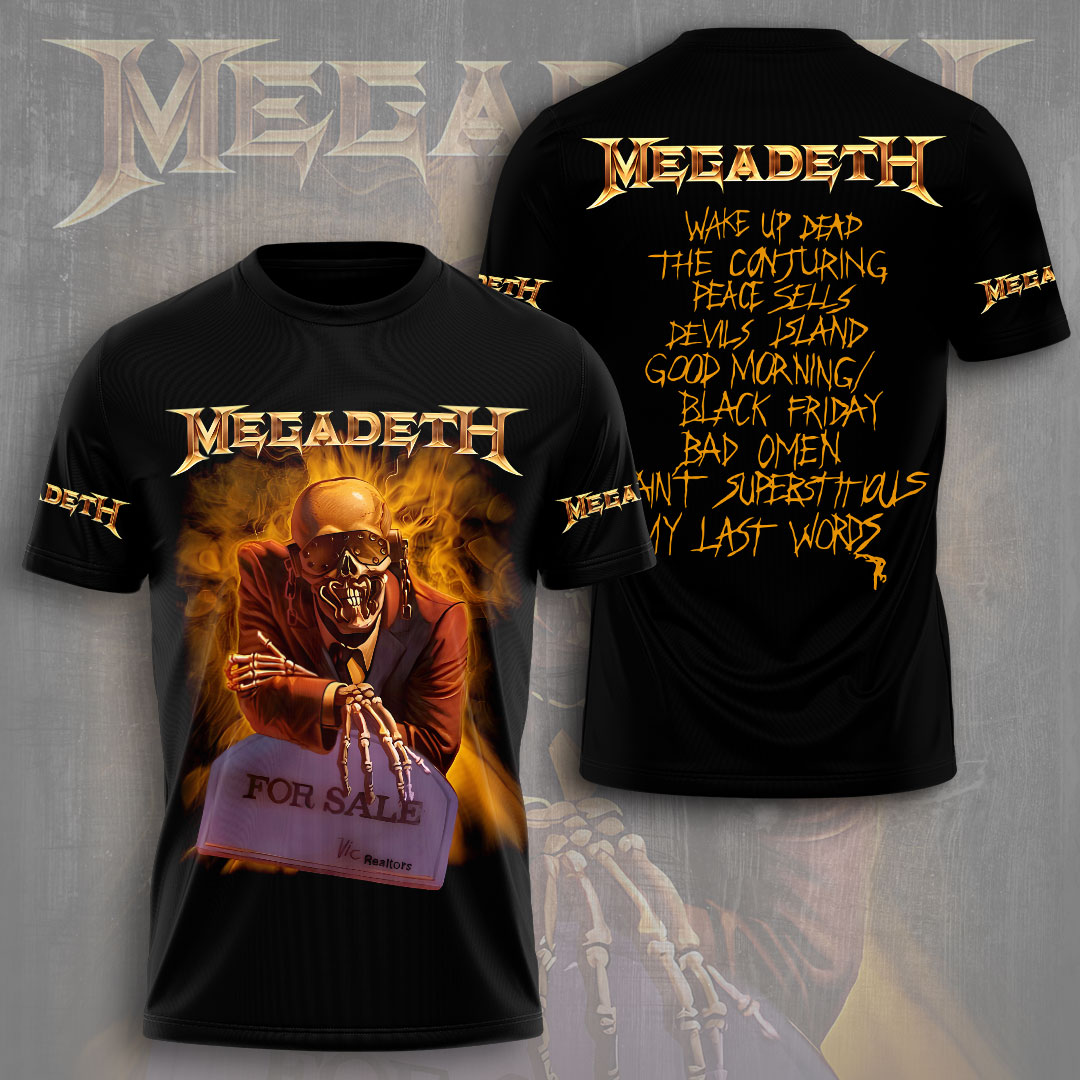 Megadeth World Tour 2023 T-Shirt