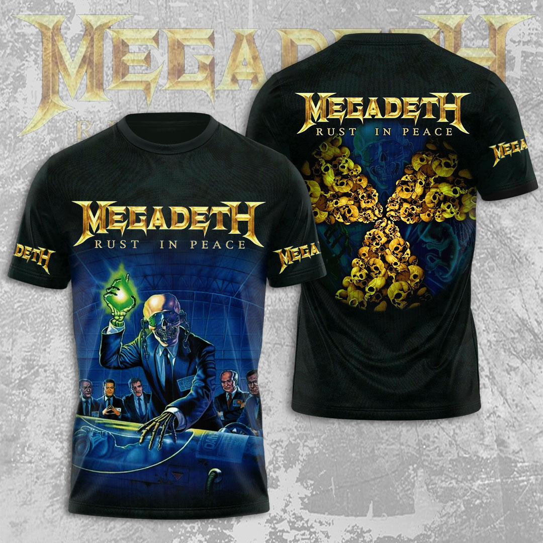 Megadeth Rust In Peace Graphic Tee
