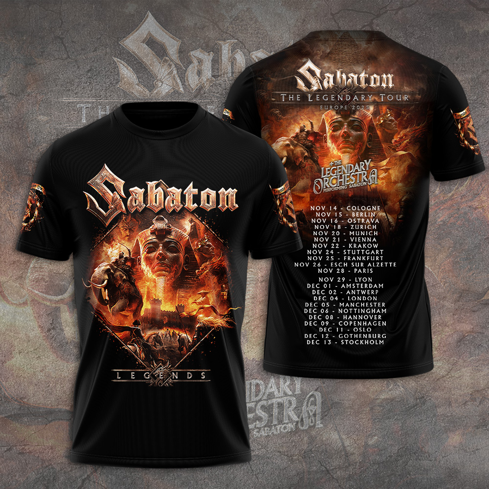 Sabaton World Tour Tee