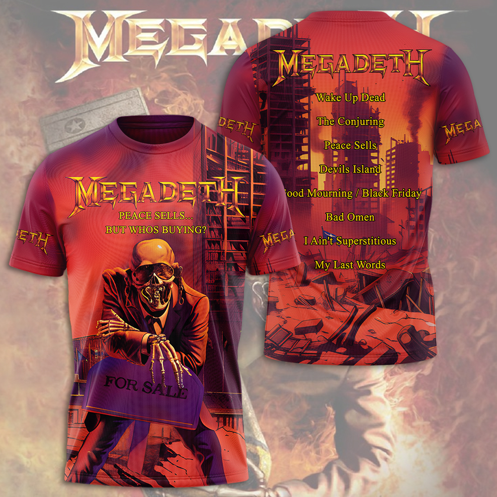 Megadeth The Sick, The Dying... And The Dead! Tour Tee