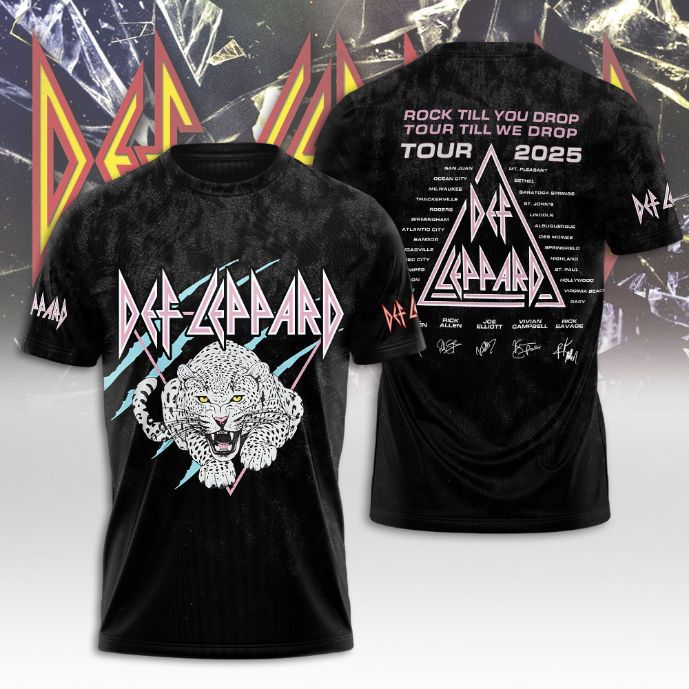 Def Leppard Rock Till You Drop Tour Till We Drop Tour 2025 