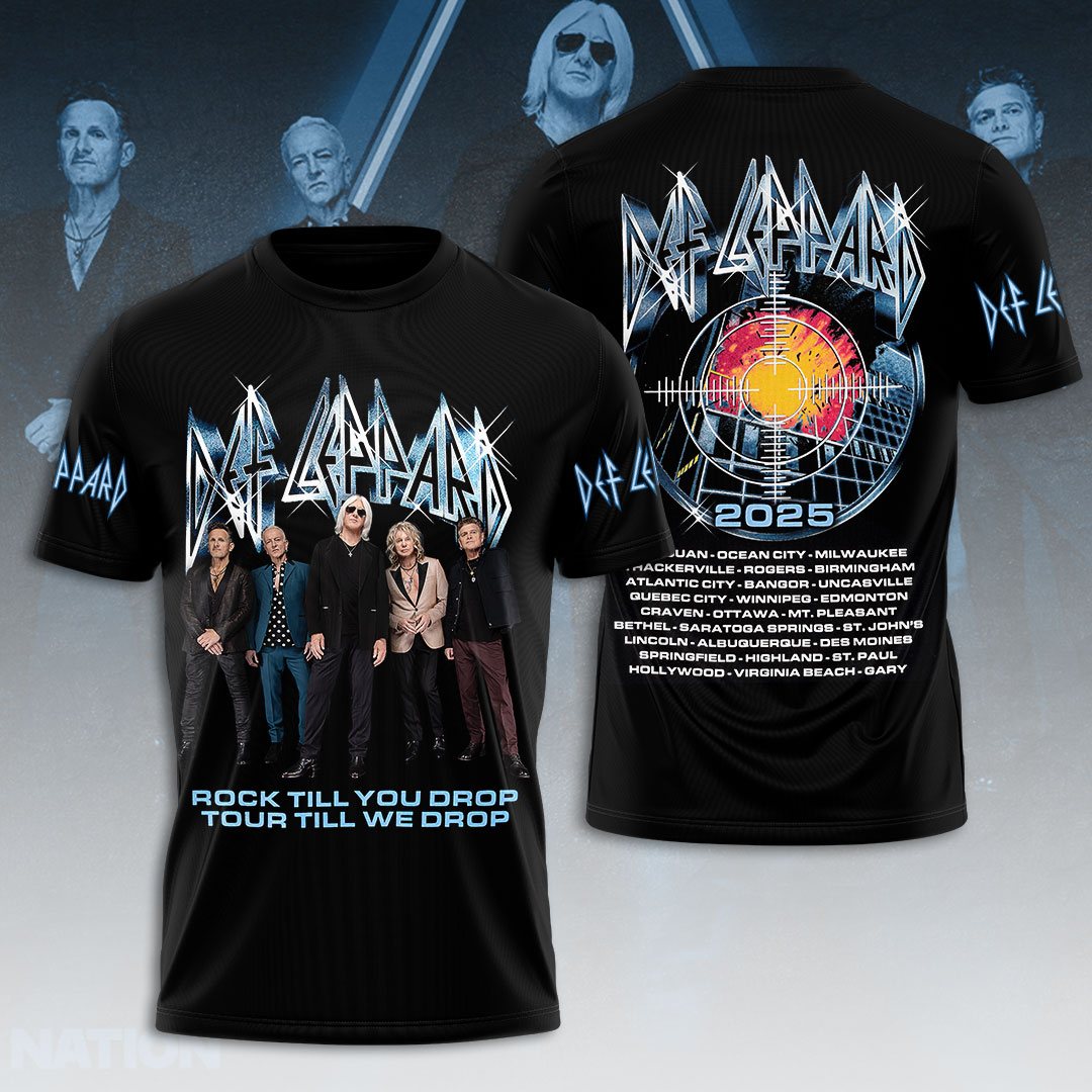Def Leppard World Tour 2025 Shirt For Fans