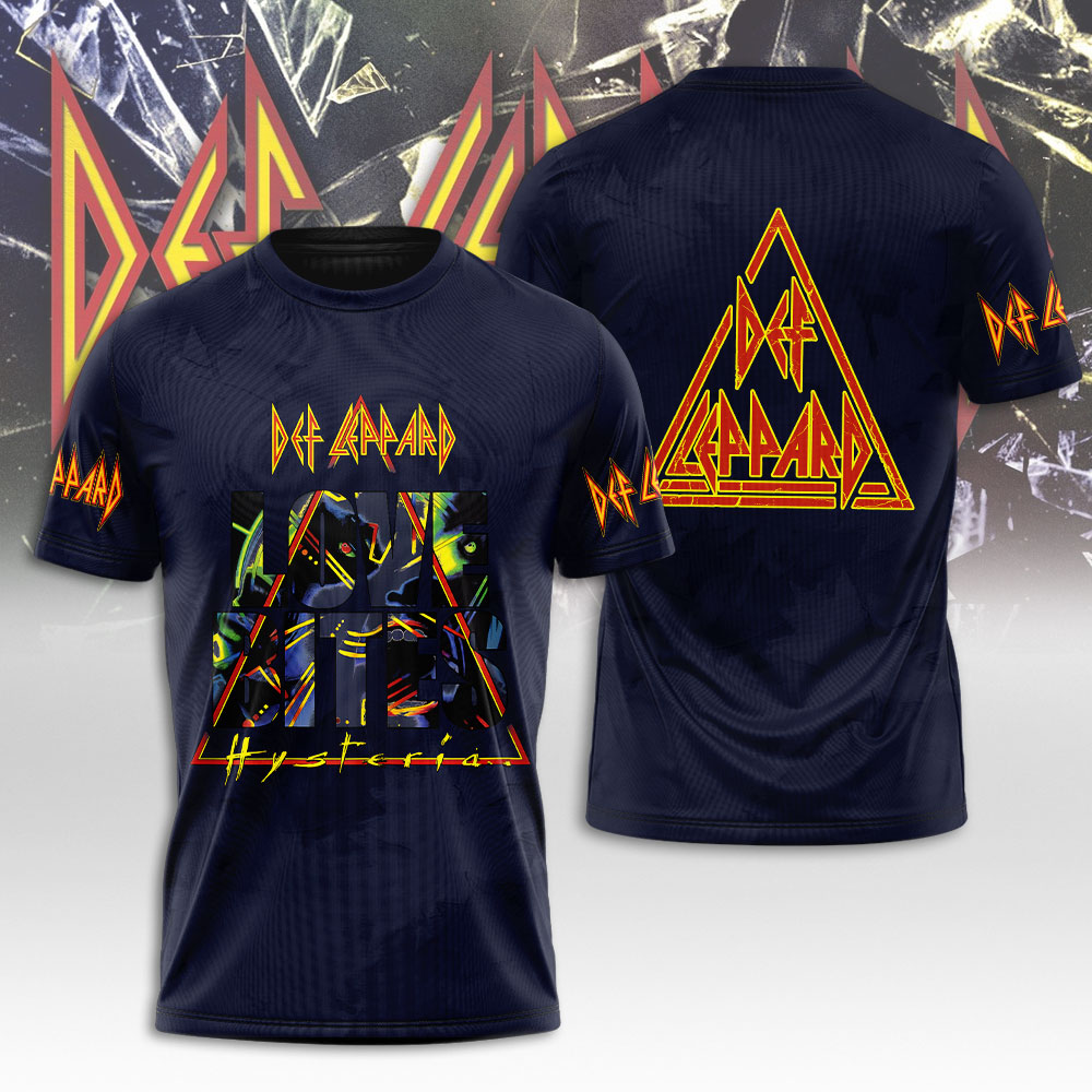 Def Leppard Official Store Love Bites Hysteria T-Shirt