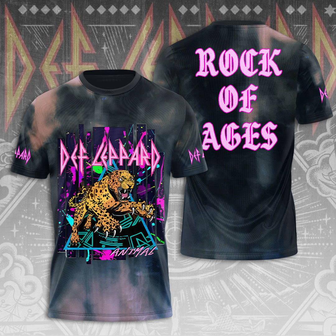 Def Leppard Tiger Of Ages Rock Tour 2025 Classic T-Shirt