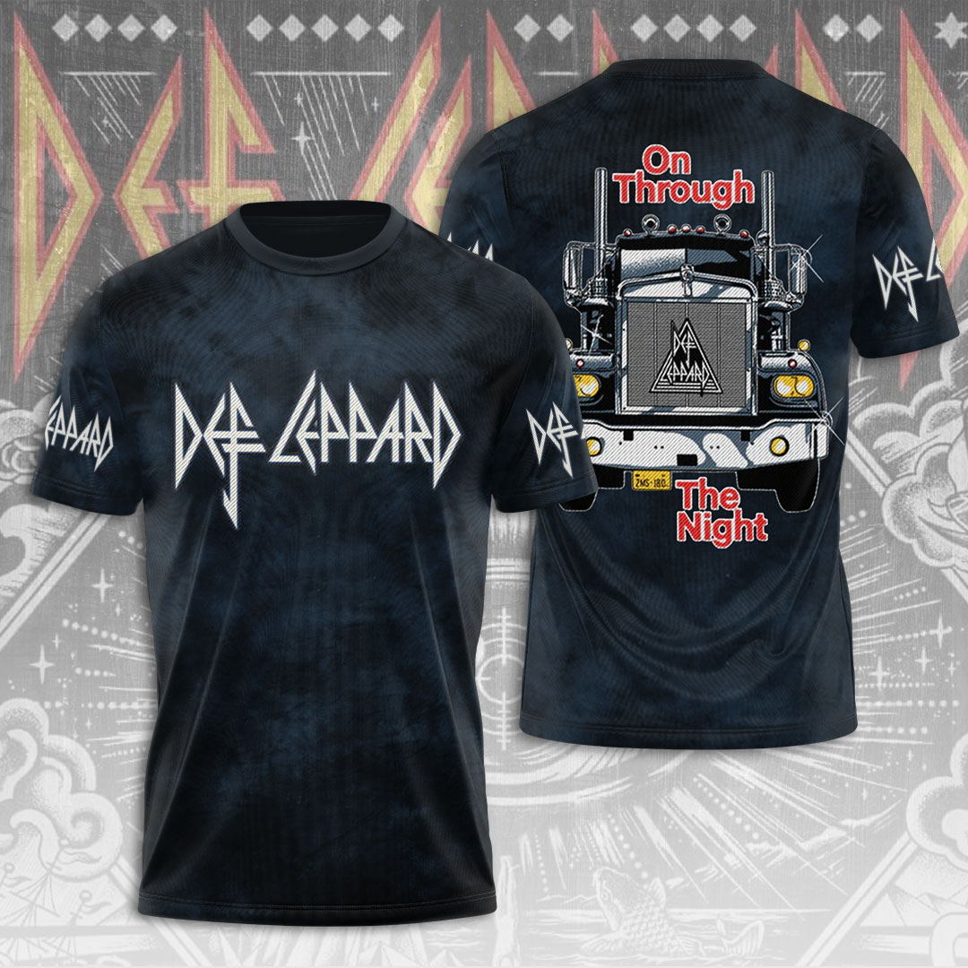 Def Leppard On Through The Night Tour On May 2025 T-Shirt