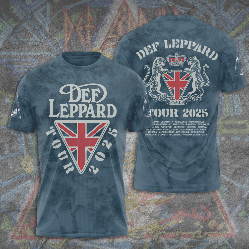 Def Leppard Tiger Rock Tour 2025 Classic T-Shirt