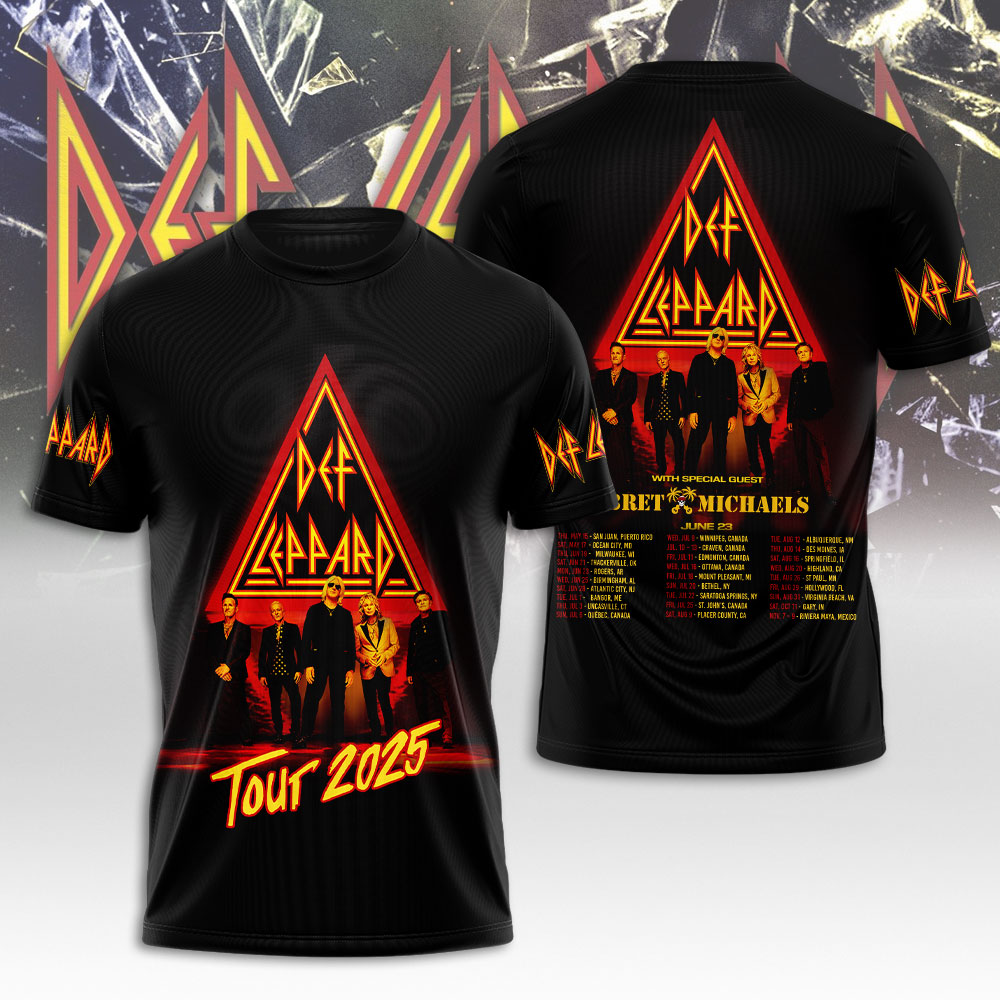 Def Leppard 3D Shirts