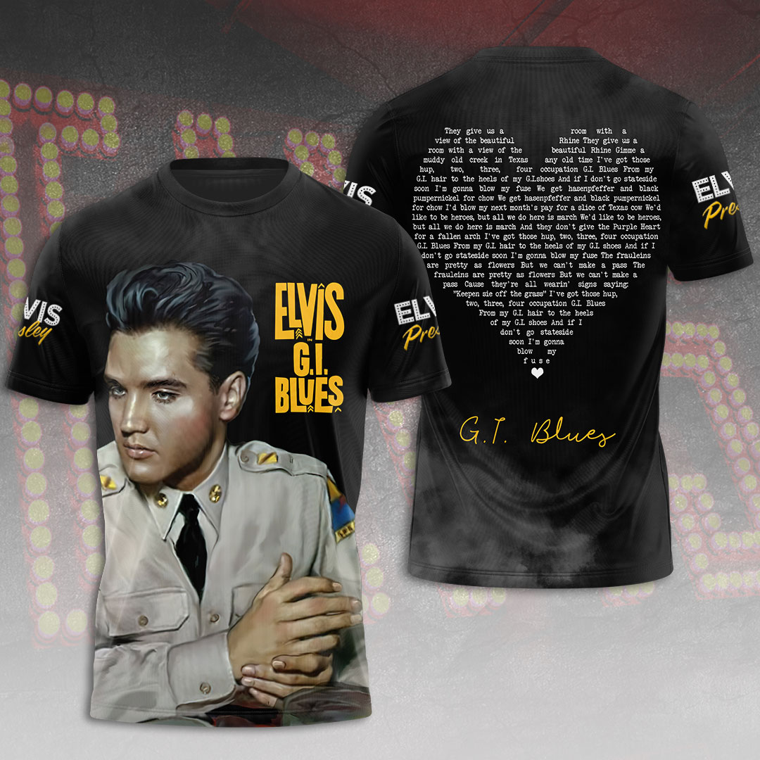 Elvis Presley Lyric Song Shirt