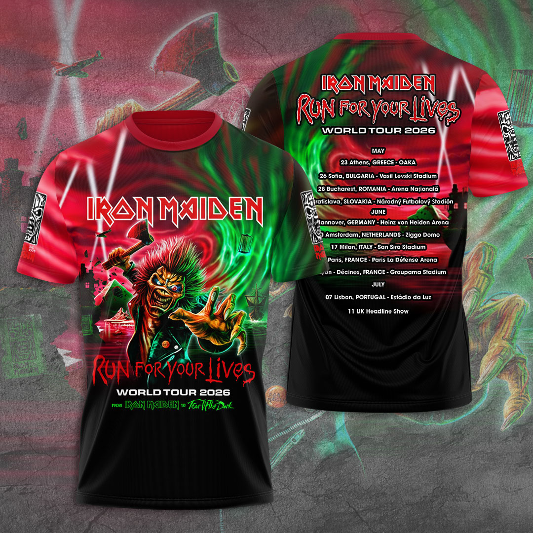 Iron Maiden Tour 2026 Book Of Souls Shirt