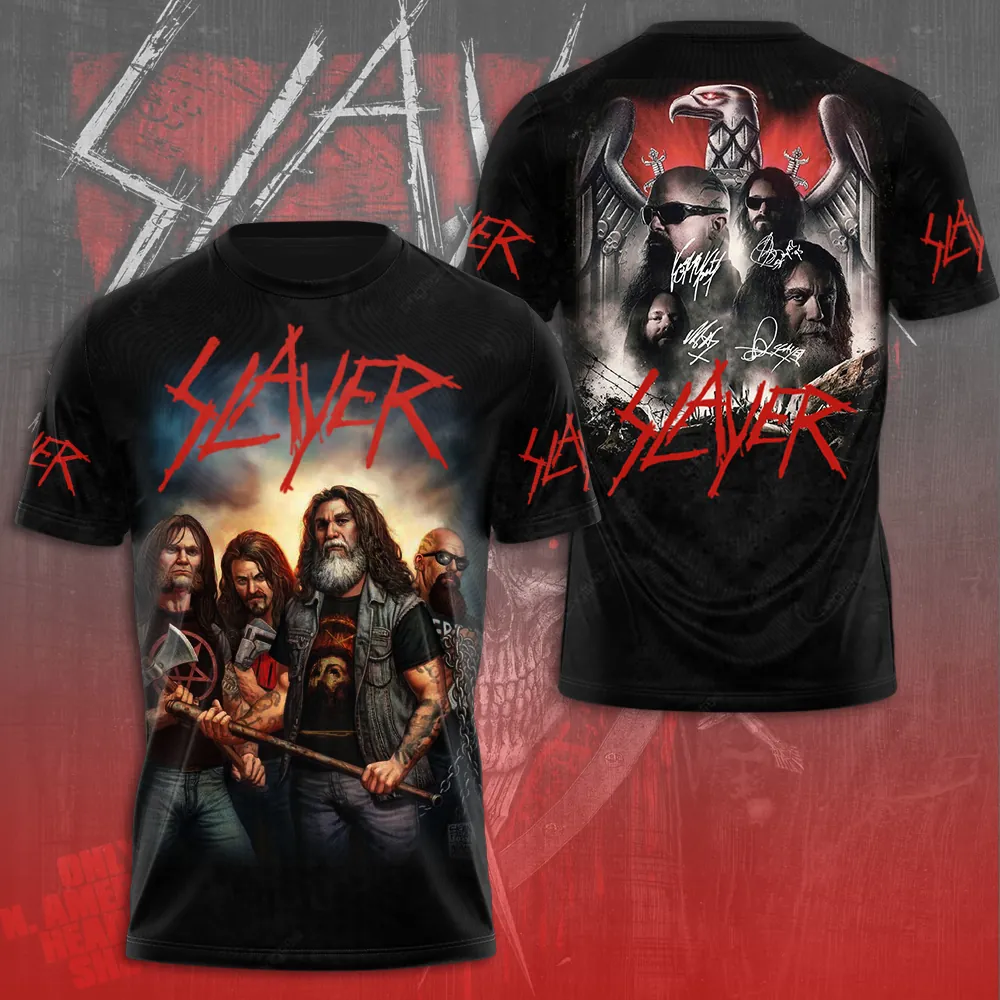 Slayer God Hates Us All Reign In Blood Hoodie Shirts