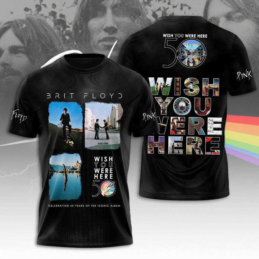 Pink Floyd Wish You Were Here Tee  Classic Album Tribute