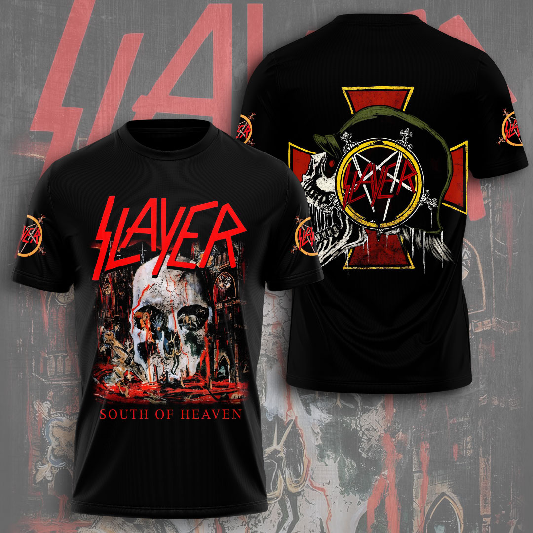 Slayer South Of Heaven Tour T-Shirt