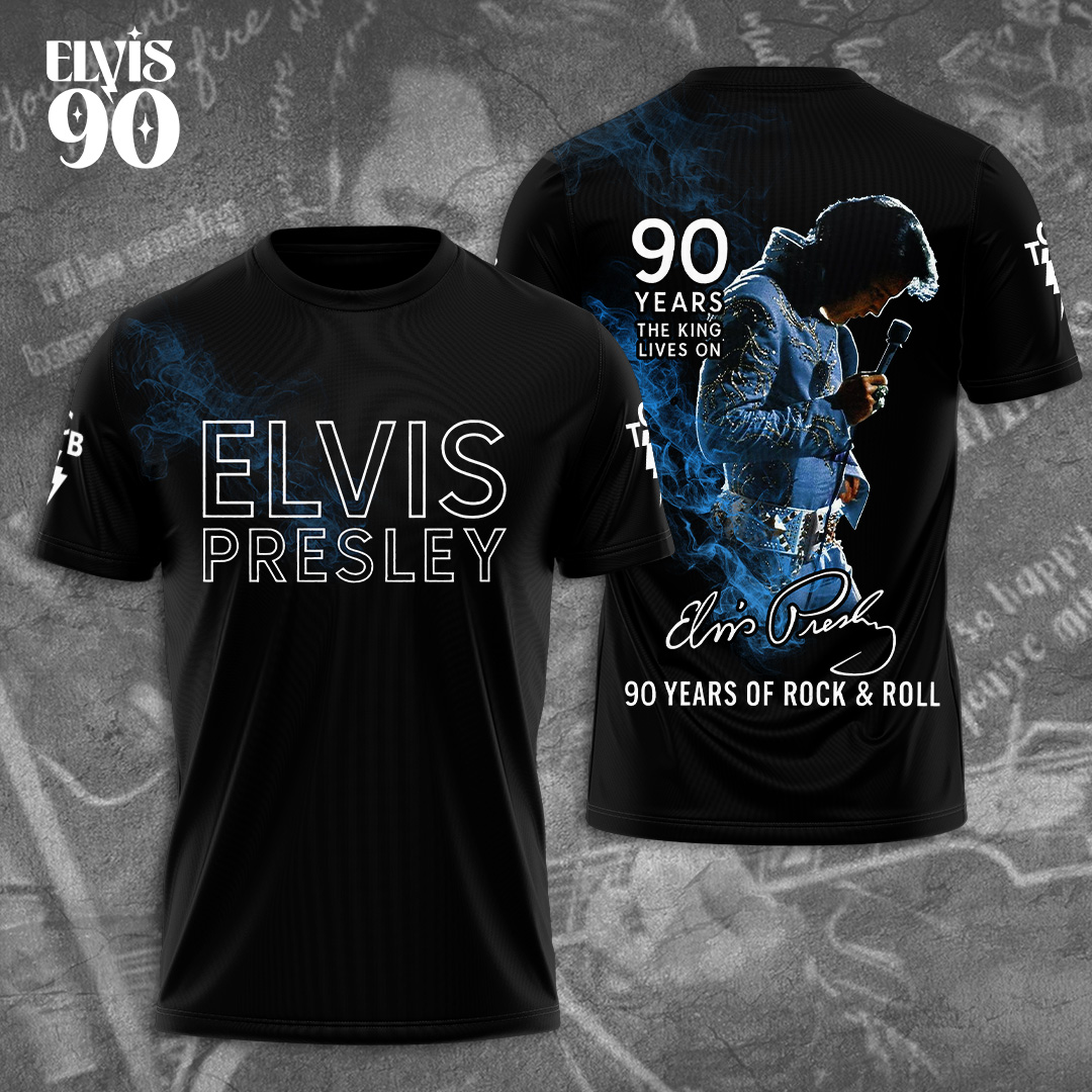 Elvis Presley 90 Year Shirts