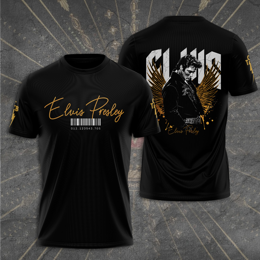 Elvis Presley 3D Shirt Black