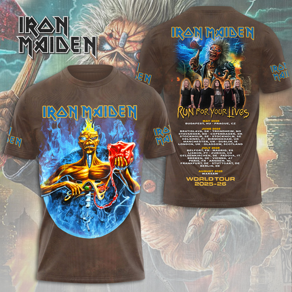 Iron Maiden British Metal Shirt
