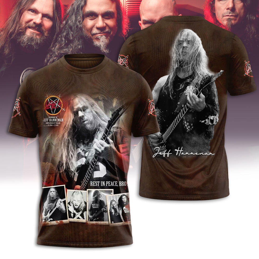 Slayer 2026 Jeff Hanneman 3D Shirt