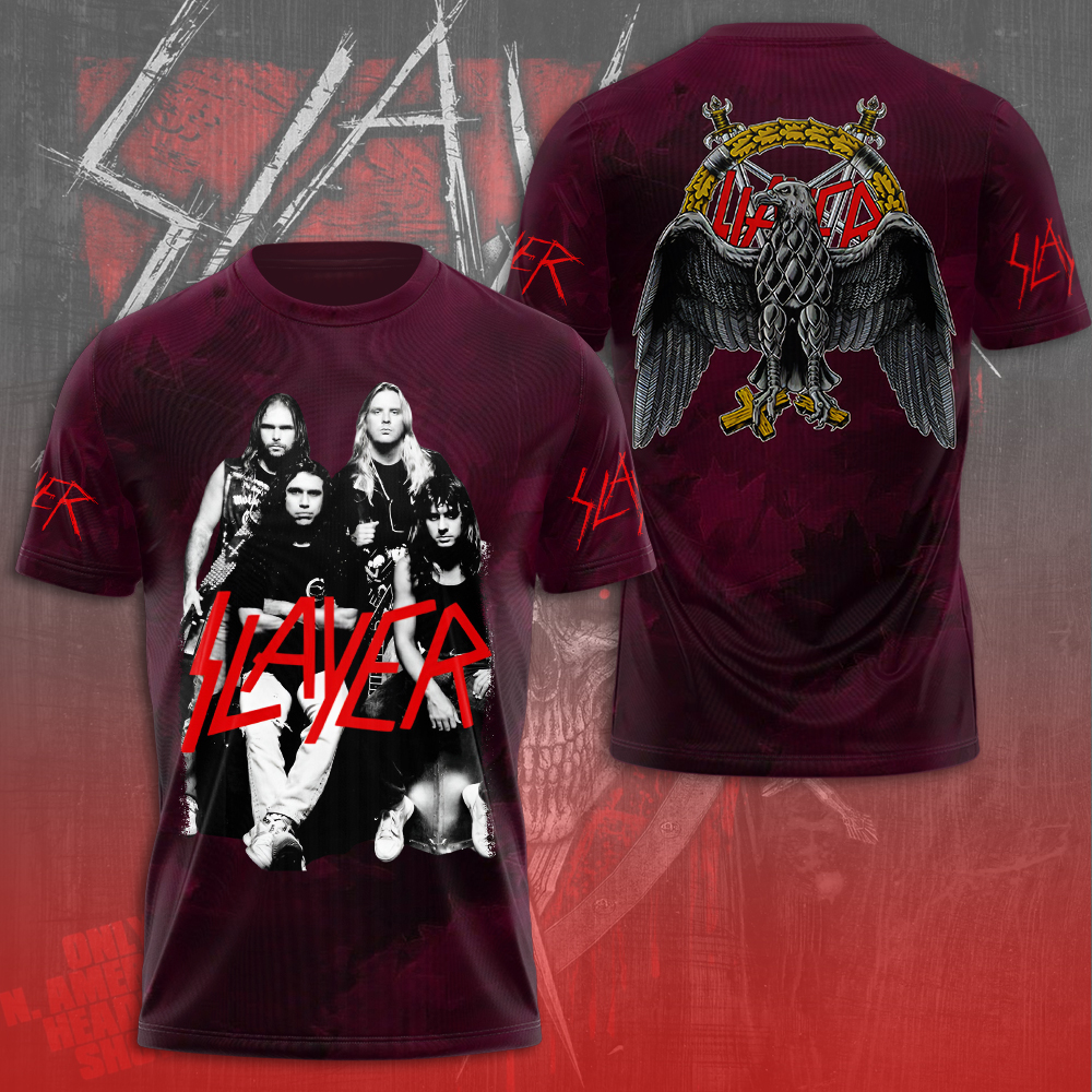 Slayer Band Shirt For Men